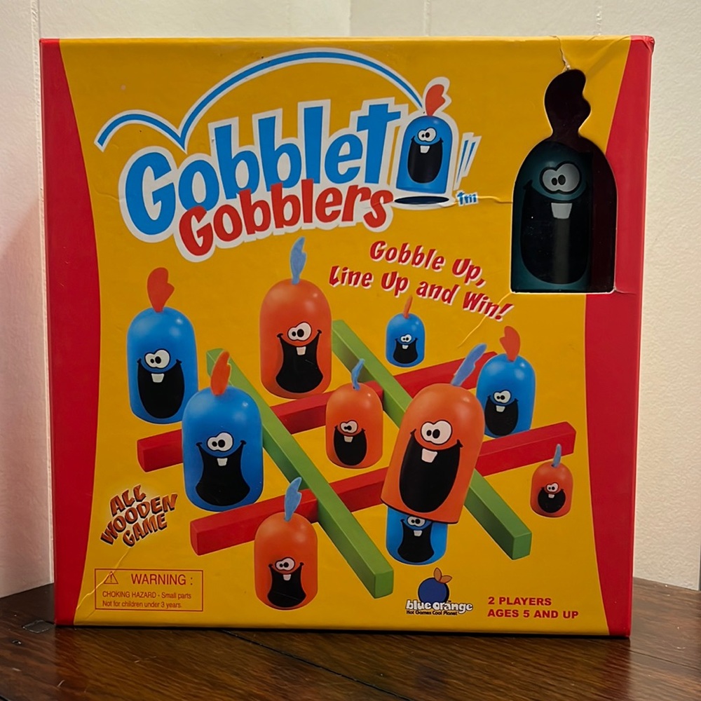 Gobblet Gobblers Game from Blue Orange (ages 5+)